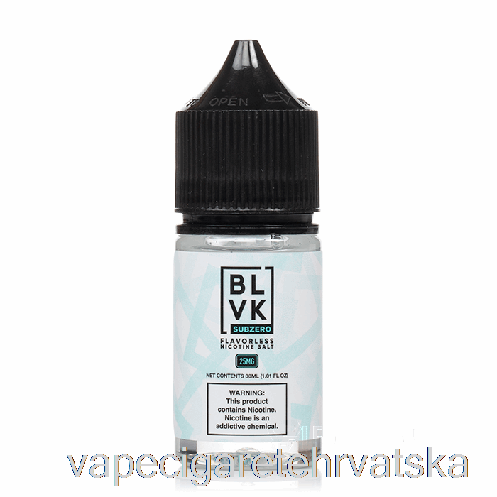 Vape Cigarete Sub Zero - Blvk Soli - 30ml 35mg